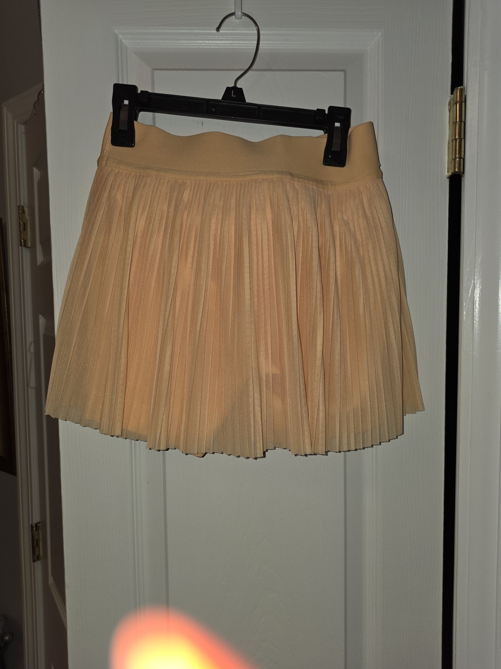 lululemon athletica Pleated Mini Skirt in Peach